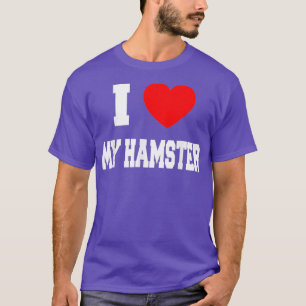 Camiseta Eu amo meu hamster