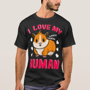 Camiseta Eu Amo Meu Homem Cavy Guiné Pig Cavy Pet Rodent G