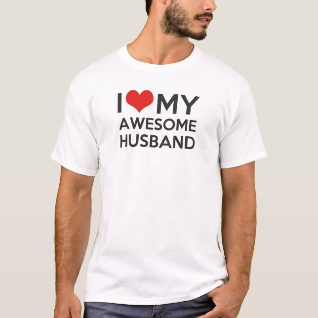 Camiseta Eu Amo Meu Incrível Marido (Frente)