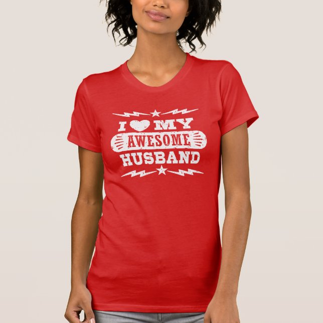 Camiseta Eu Amo Meu Incrível Marido (Frente)