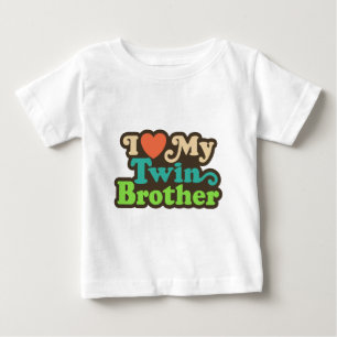 Camiseta Eu amo meu irmão gémeo