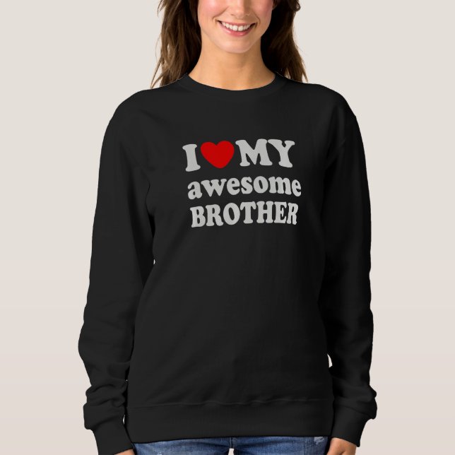 Camiseta Eu Amo Meu Irmão Incrível (Frente)
