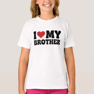 Camiseta Eu Amo Meu Irmão SVG PNG JPEG AI EPS PDF Digital