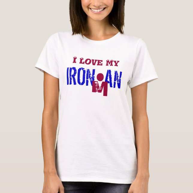 Camiseta Eu amo meu Ironman (Frente)