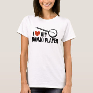 Camiseta Eu amo meu jogador do banjo