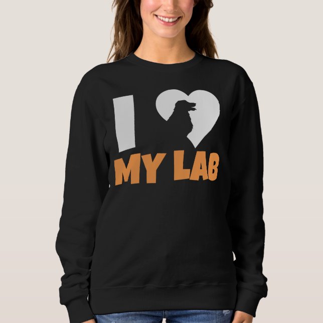 Camiseta Eu Amo Meu Labrador 211 (Frente)