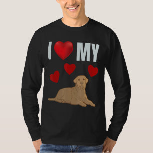 Camiseta Eu Amo Meu Labrador Bonito Adorável Que Lab Preto