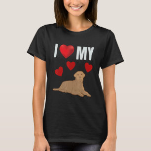 Camiseta Eu Amo Meu Labrador Bonito Adorável Que Lab Preto