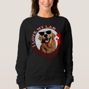 Camiseta Eu Amo Meu Labrador Retriever Brown