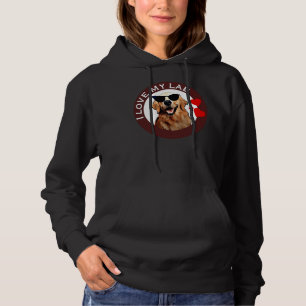 Camiseta Eu Amo Meu Labrador Retriever Brown
