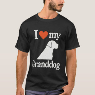 Camiseta Eu Amo Meu Labrador Retriever Granddog - para Cach