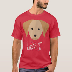 Camiseta Eu Amo Meu Labrador TCute Lab Puppy Dog Proprie