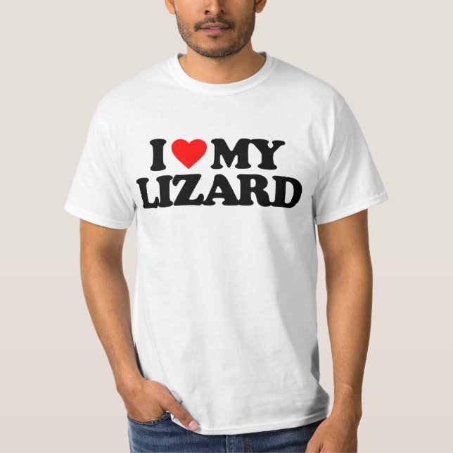 CAMISETA EU AMO MEU LAGARTO (Frente)