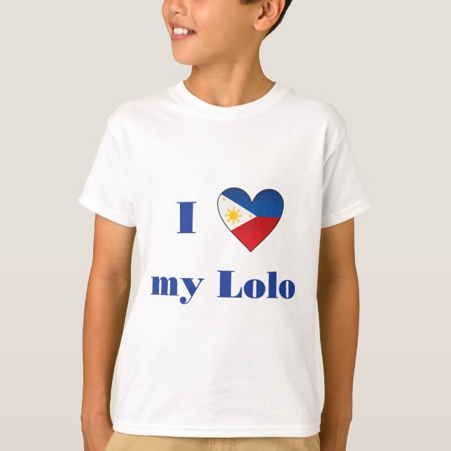 Camiseta Eu amo meu Lolo 2 (Frente)