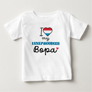 Camiseta Eu amo meu luxemburguês Bopa fofa