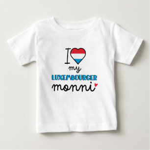 Camiseta Eu amo meu luxemburguês Monni fofo