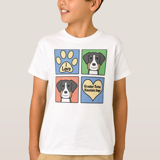 Camiseta Eu amo meu maior suíço (Frente)