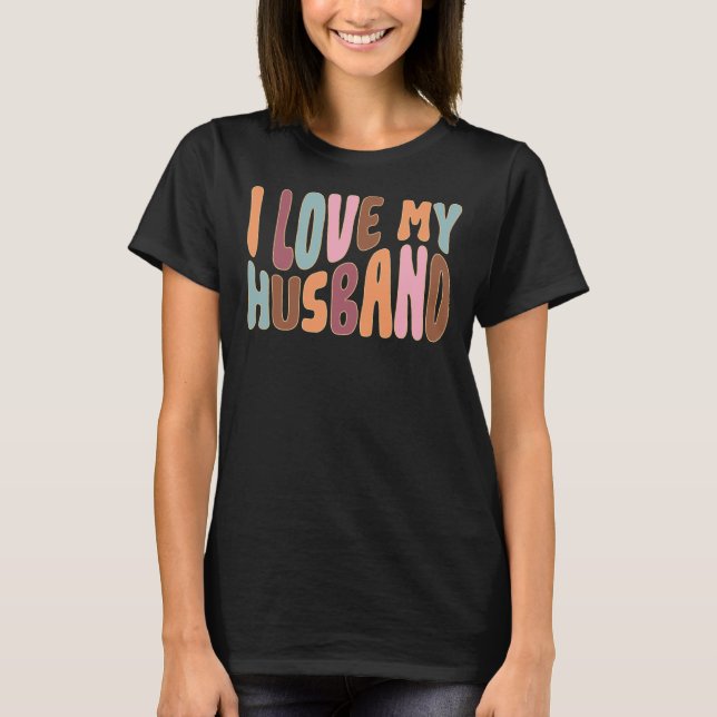 Camiseta Eu Amo Meu Marido (Frente)