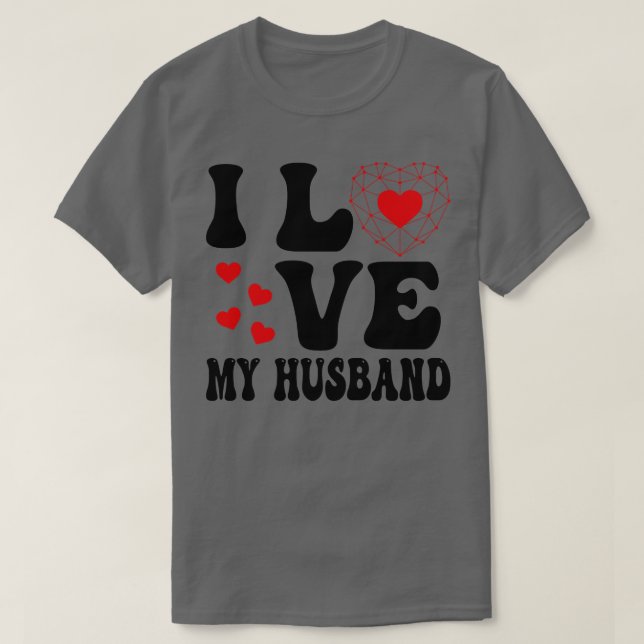 Camiseta Eu Amo Meu Marido 1 (Frente do Design)