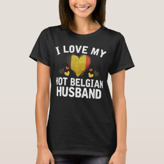 Camiseta Eu amo meu marido belga quente
