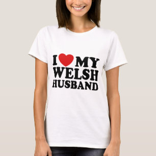 Camiseta Eu amo meu marido de Galês