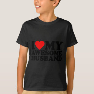 Camiseta Eu amo meu marido incrível, eu amo meu marido vale