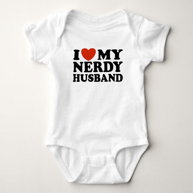Camiseta Eu Amo Meu Marido Nerdy (Frente)