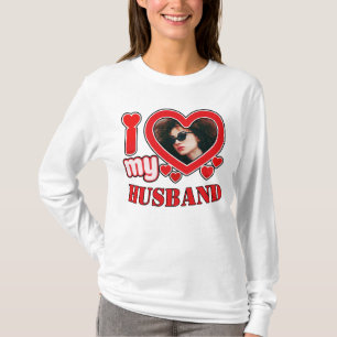 Camiseta Eu Amo Meu Marido Personalizado