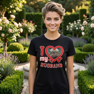 Camiseta Eu Amo Meu Marido Personalizado