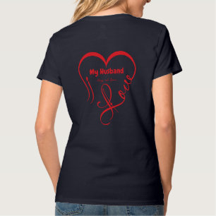 Camiseta Eu Amo Meu Marido • Sempre e para sempre