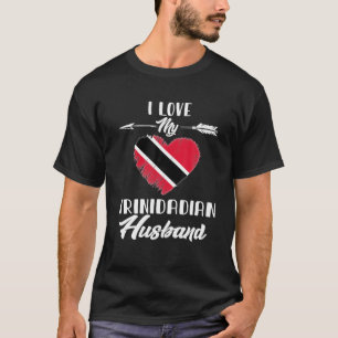 Camiseta Eu Amo Meu Marido Trinidadiano Trinidad E Tobago