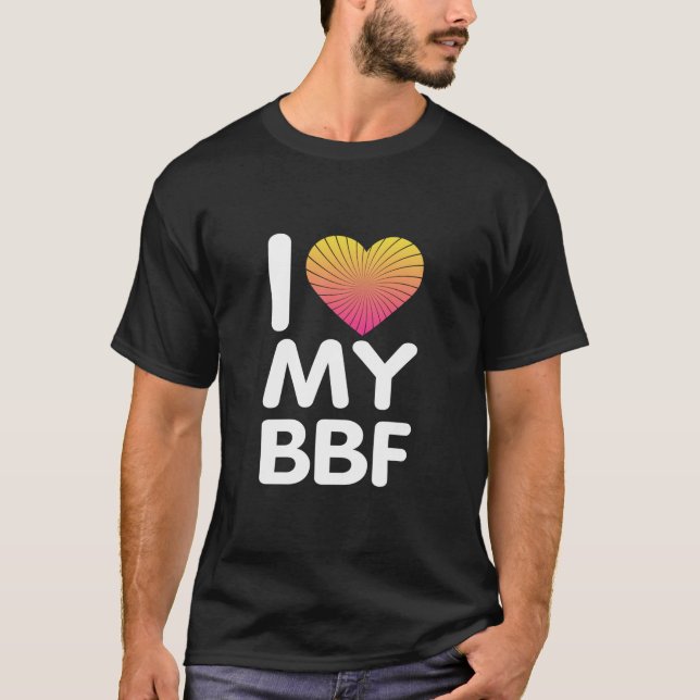 Camiseta Eu Amo Meu Melhor Amigo (Frente)