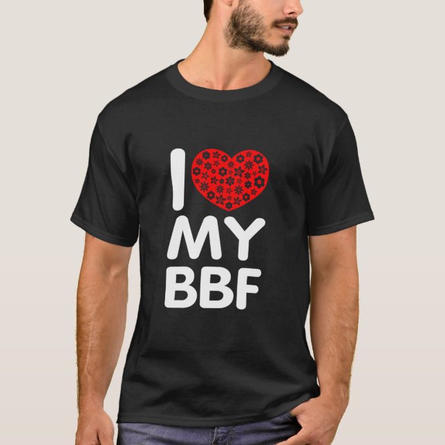 Camiseta Eu Amo Meu Melhor Amigo (Frente)