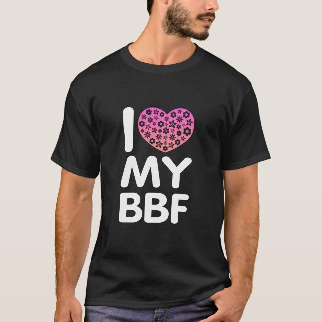 Camiseta Eu Amo Meu Melhor Amigo (Frente)