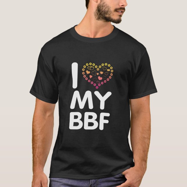Camiseta Eu Amo Meu Melhor Amigo (Frente)