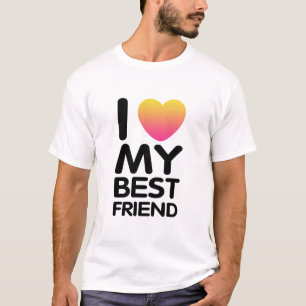 Camiseta Eu Amo Meu Melhor Amigo