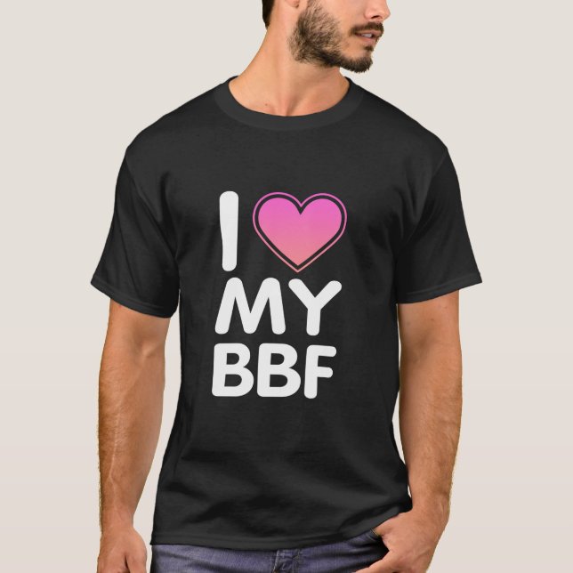 Camiseta Eu Amo Meu Melhor Amigo (Frente)
