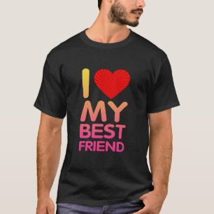 Camiseta Eu Amo Meu Melhor Amigo