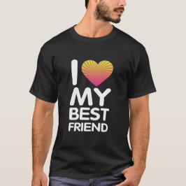 Camiseta Eu Amo Meu Melhor Amigo