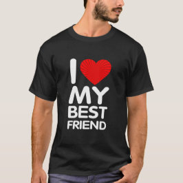 Camiseta Eu Amo Meu Melhor Amigo
