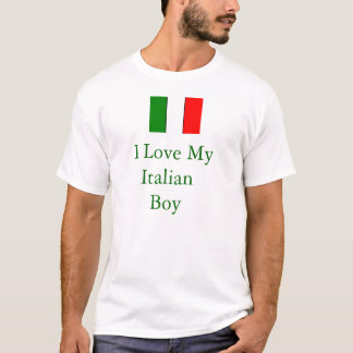 Camiseta Eu amo meu menino italiano