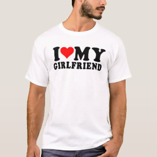 Camiseta eu amo meu namorada