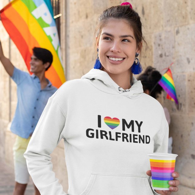 Camiseta Eu Amo Meu Namorada (Criador carregado)