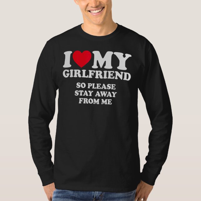 Camiseta Eu Amo Meu Namorada (Frente)