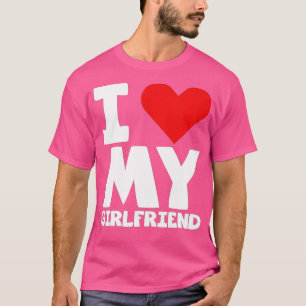 Camiseta Eu Amo Meu Namorada - Eu Corto Meu Namorada - Lov