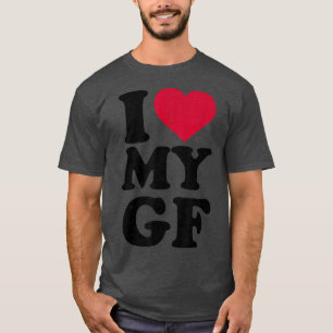 Camiseta Eu amo meu namorada GF