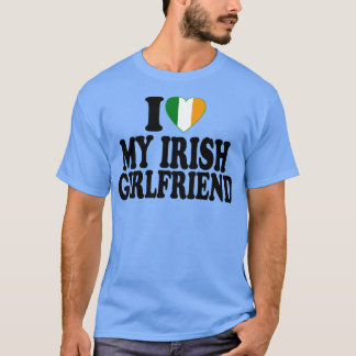 Camiseta Eu Amo Meu namorada irlandês