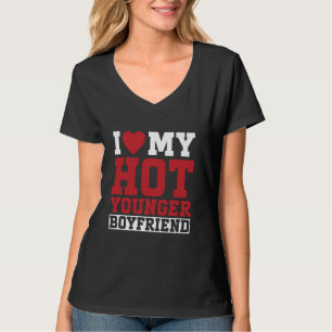 Camiseta Eu amo meu Namorada Namorado de Casal mais novo