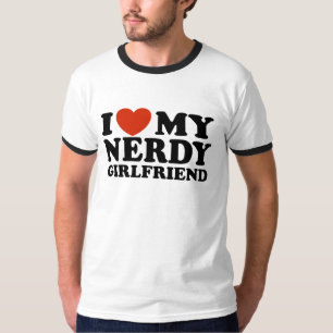 Camiseta Eu amo meu namorada Nerdy