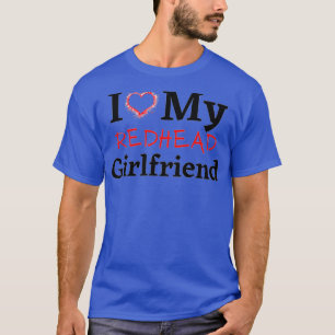 Camiseta eu amo meu namorada ruivo